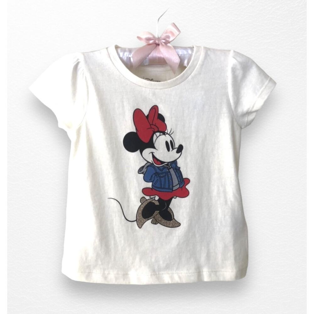 NWT Gap Organic Minnie Mouse Tee, 18-24 Months